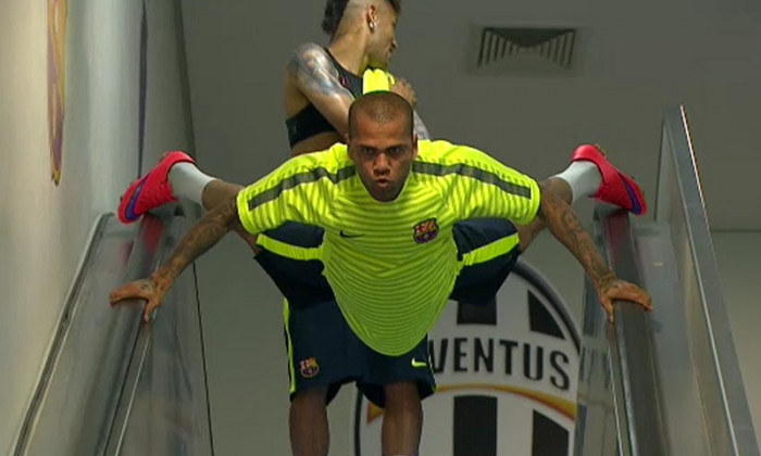 captura dani alves pe scari