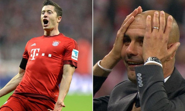 Guardiola Lewandowski