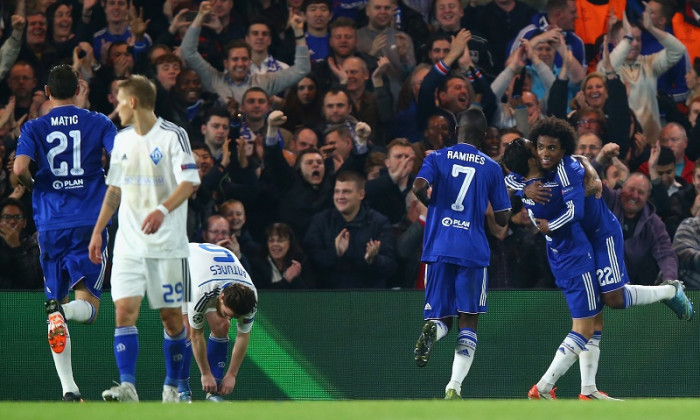 chelsea - dinamo kiev 2-1 champions league