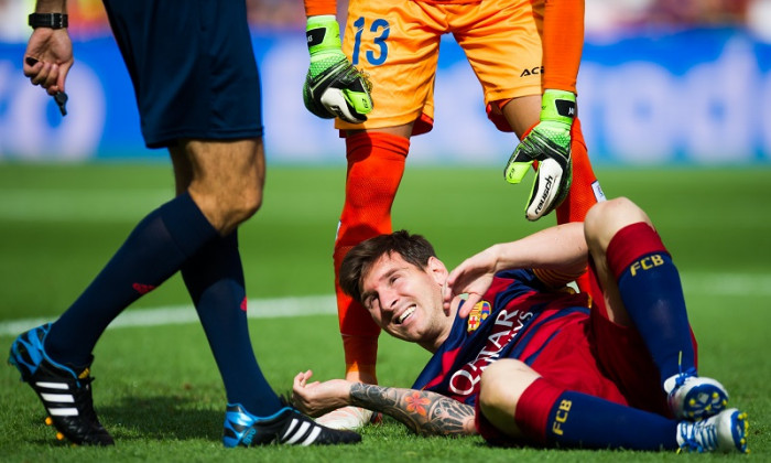 messi accidentare