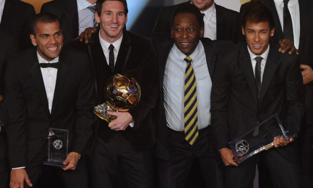 neymar pele messi