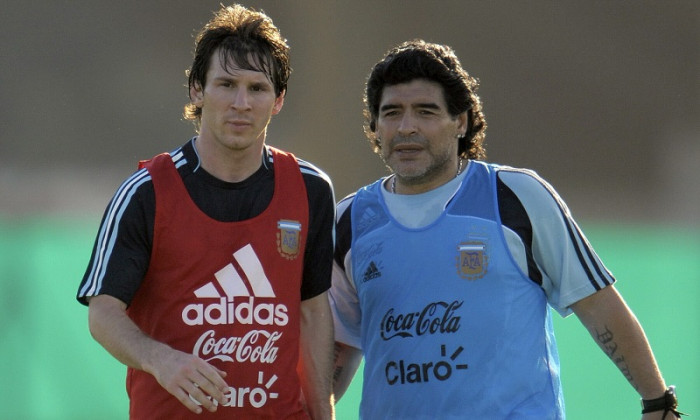 messi maradona