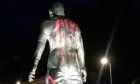 statuie vandalizata