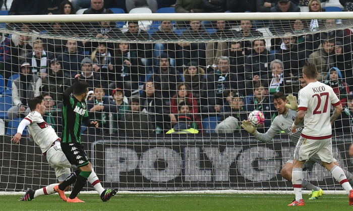 sassuolo - milan 2-0