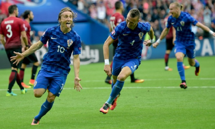 gol modric turcia - croatia