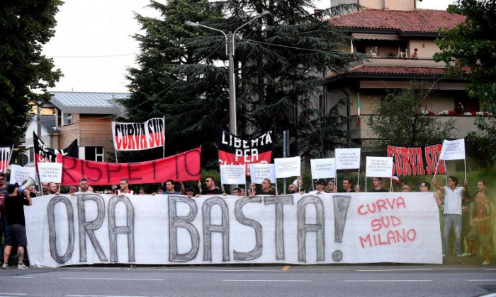 protest milan