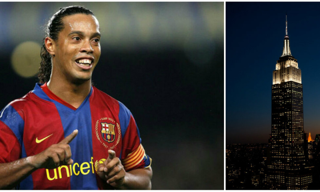 Ronaldinho empire state building