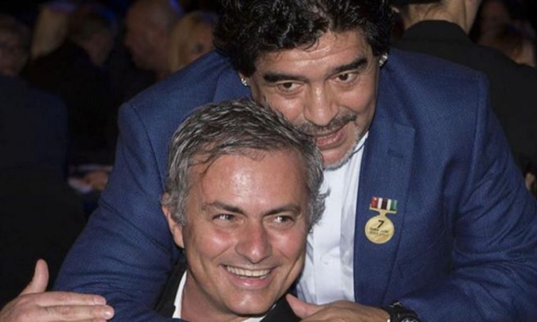 maradona mourinho