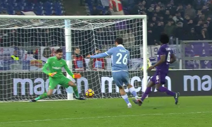 c gol stefan radu lazio - fiorentina