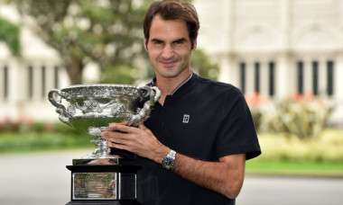 Federer AO trofeu