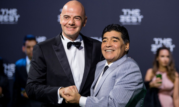 maradona infantino