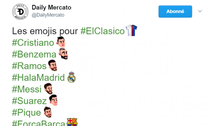 emoji el clasico