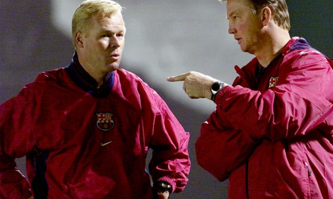 ronald koeman during his time as assistant manager at barcelona 224298
