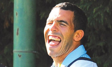 tevez laugh