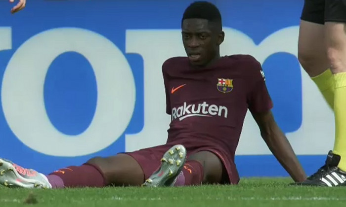 captura dembele pe jos