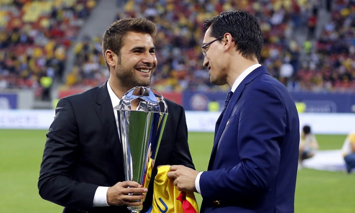 Adrian Mutu și Răzvan Burleanu / Foto: Sport Pictures