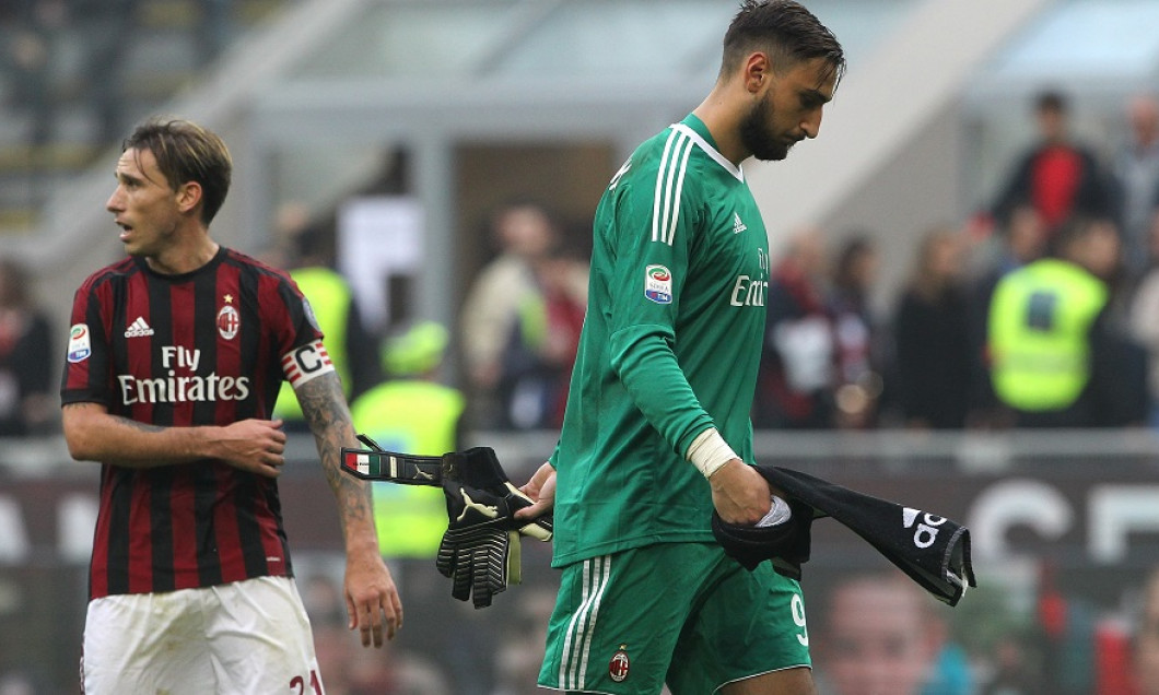 Donnarumma este absenţa de marcă a Milanului la derby-ul cu Juventus