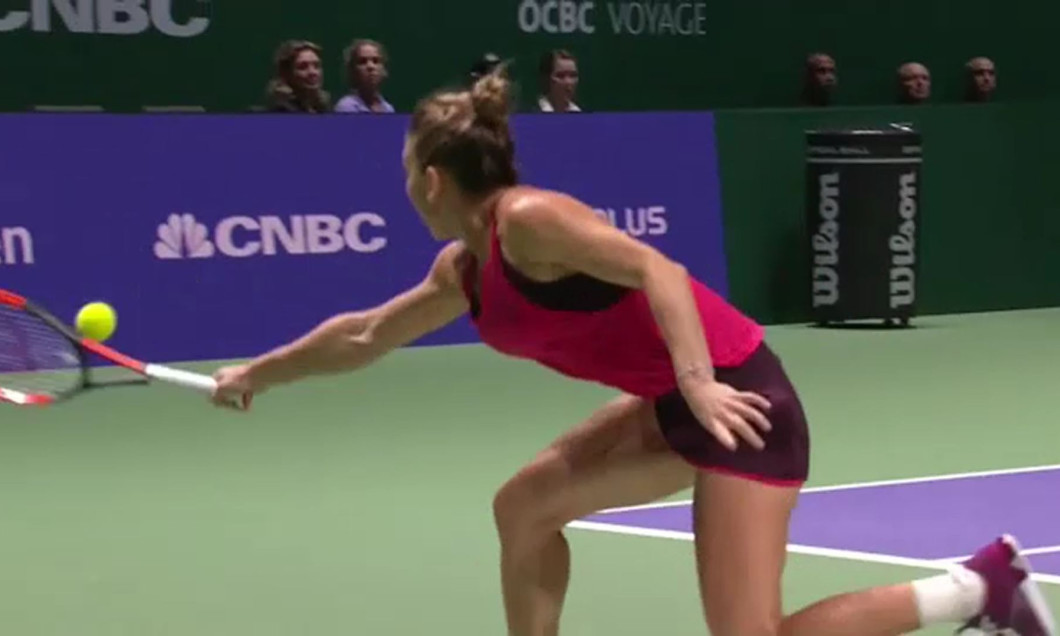 captura halep game 4