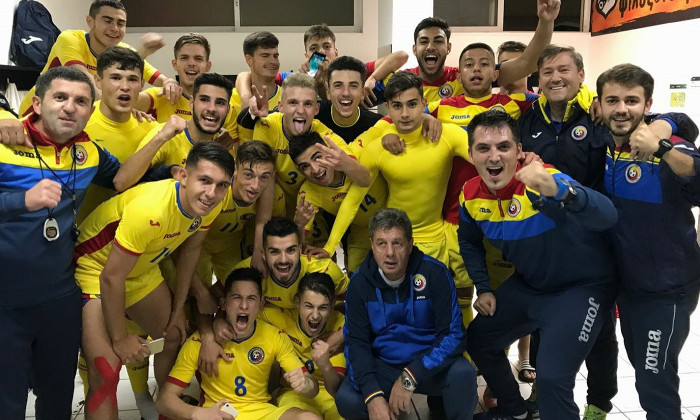 bucurie vestiar romania u19