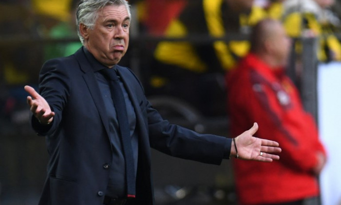 Ancelotti gest