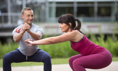 Davina McCall fitness DVD launch