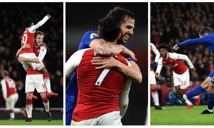 collage Arsenal-Chelsea
