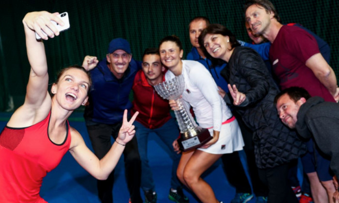 Halep selfie Shenzhen