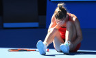 accidentare halep australian open