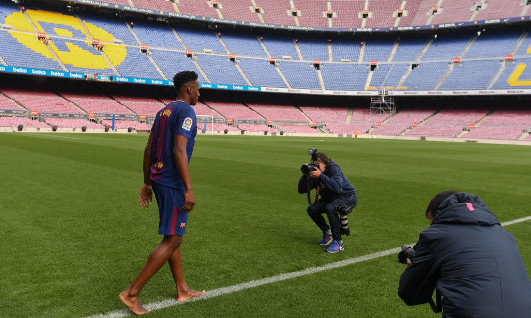 New Barcelona Signing Yerry Mina Unveiled