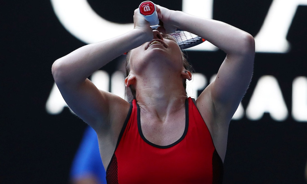 simona halep fericita