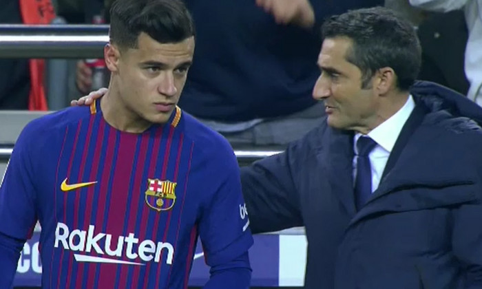 coutinho debut barcelona