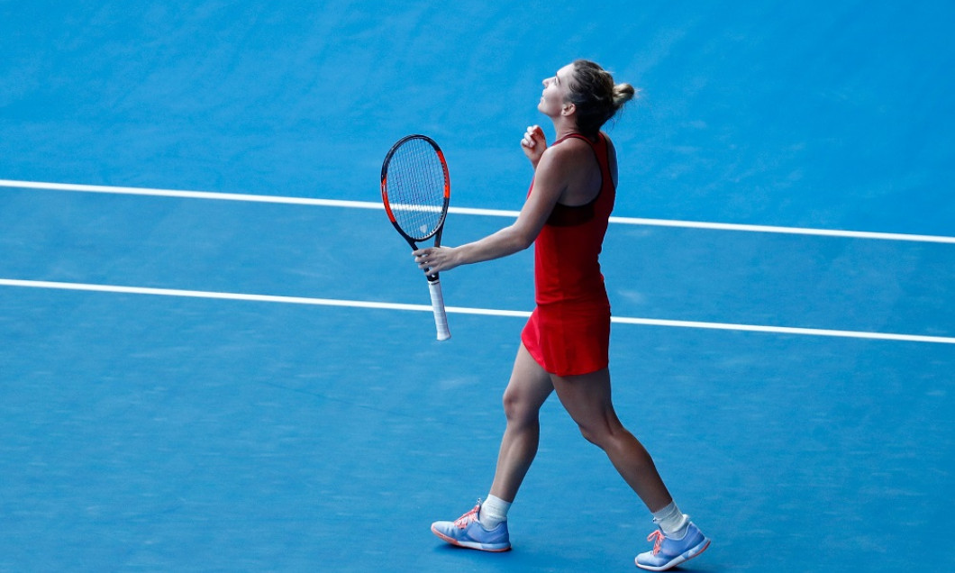 federer halep finala australian open