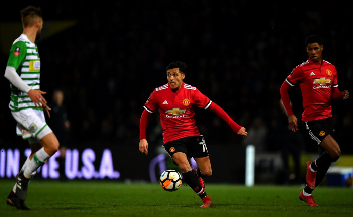 Alexis Sanchez debut Manchester United