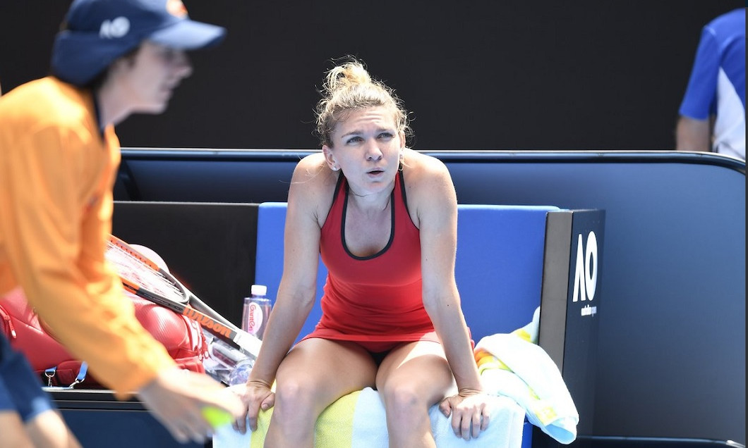 simona halep epuizata
