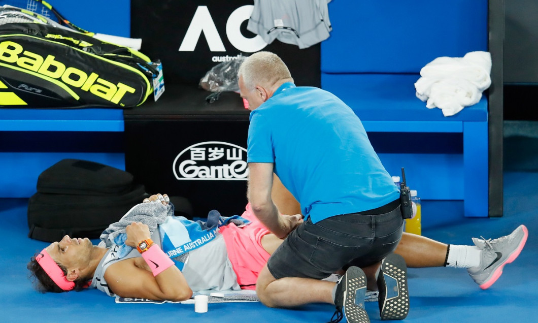 rafael nadal accidentare abandon australian open