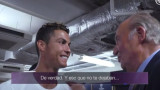 Cristiano Ronaldo și Majestatea Sa Regele Juan Carlos I al Spaniei
