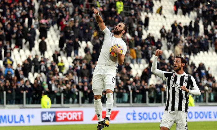 higuain hat-trick sassuolo