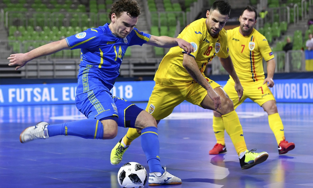 Romania v Ukraine - UEFA Futsal EURO 2018