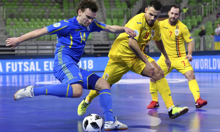 Romania v Ukraine - UEFA Futsal EURO 2018