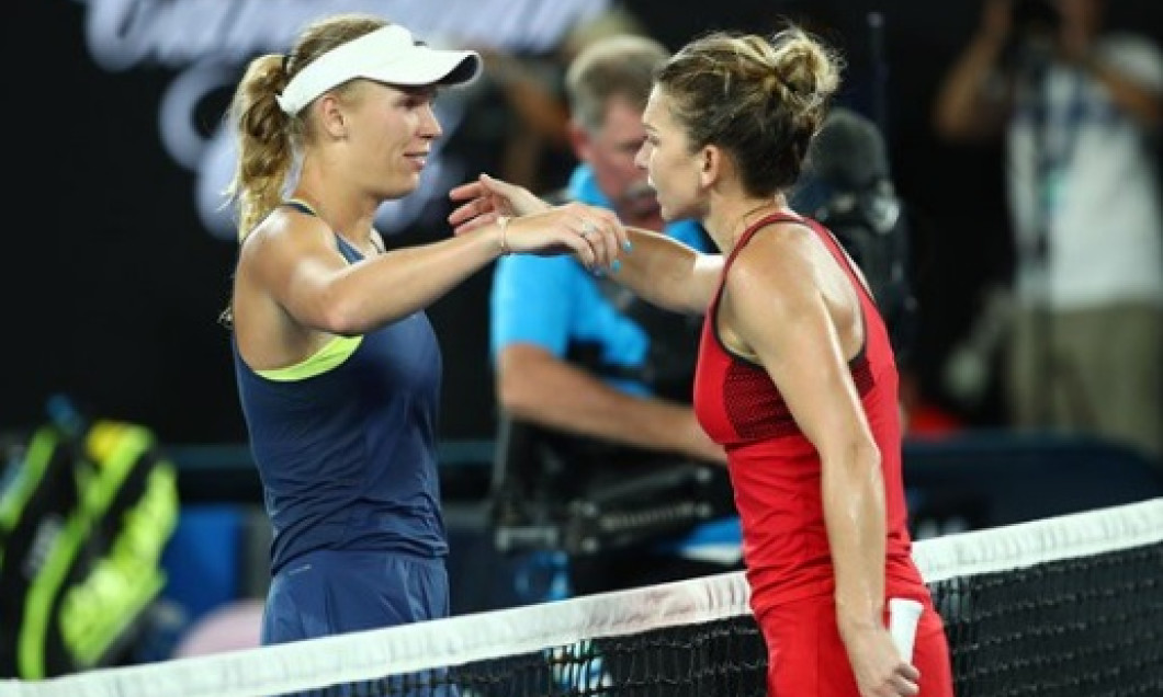 Wozniacki Halep