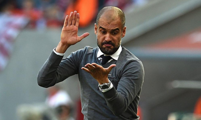 Pep Guardiola, antrenorul lui Manchester City