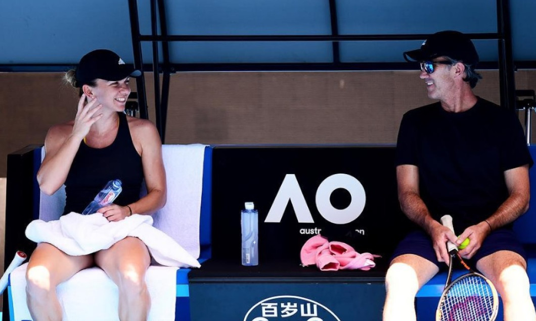 Simona Halep Darren Cahill