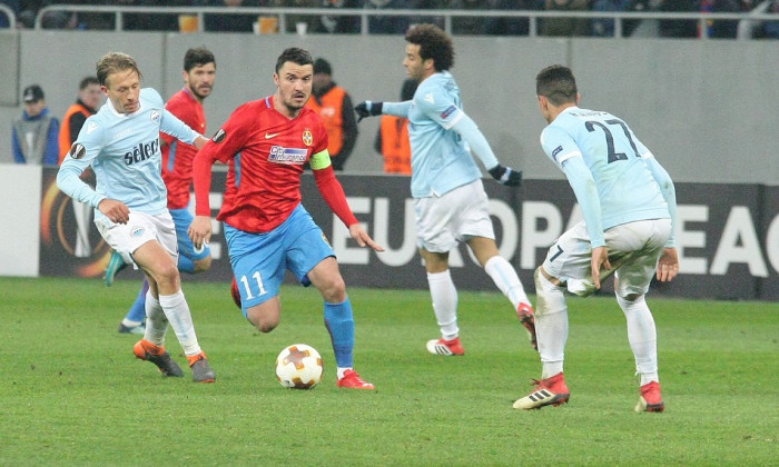 FOTBAL:FC STEAUA BUCURESTI-SS LAZIO ROMA, LIGA EUROPA (15.02.201