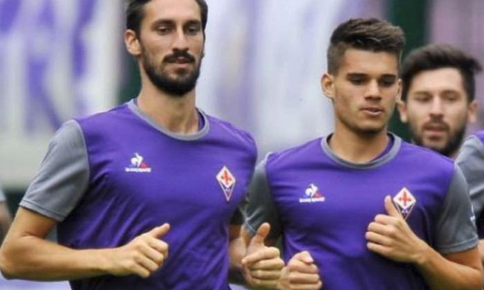 Ianis Hagi, alături de Davide Astori