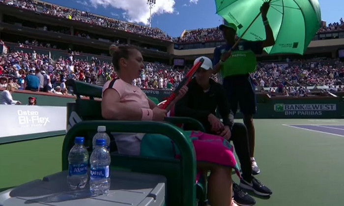 halep cahill timeout