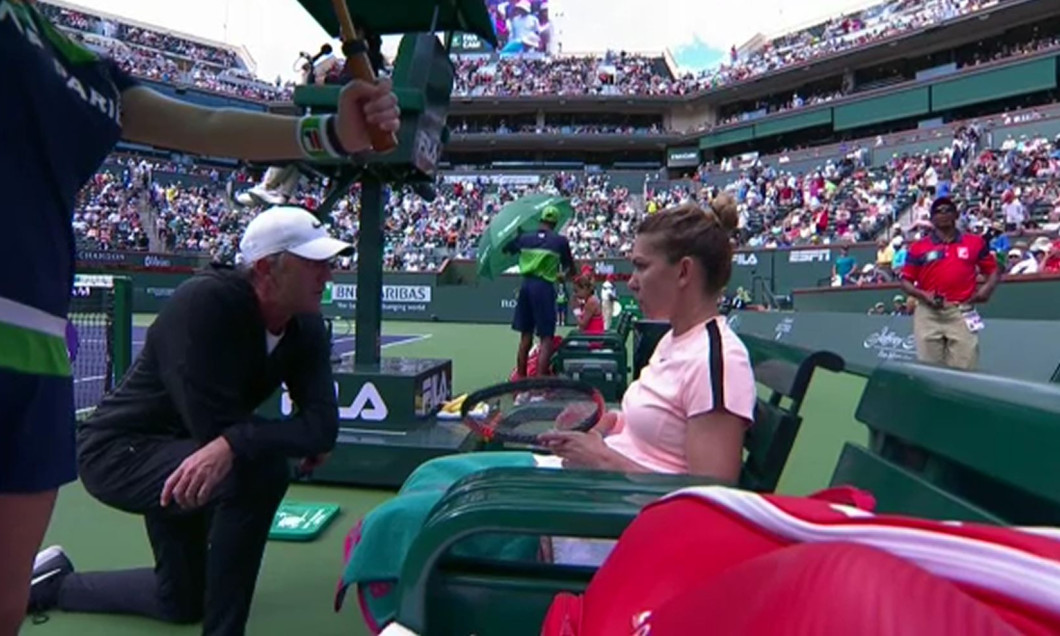 Simona Halep și Darren Cahill