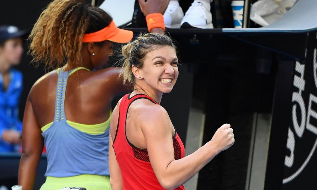 halep osaka getty