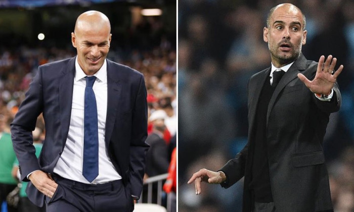 zidane guardiola real manchester city