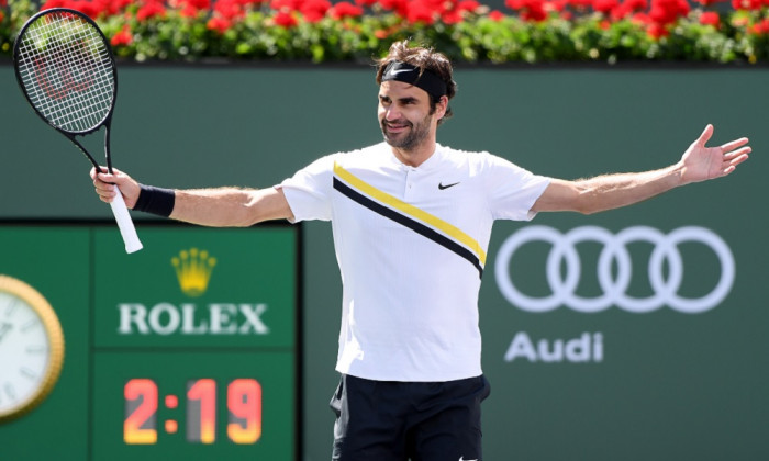 federer coric indian wells