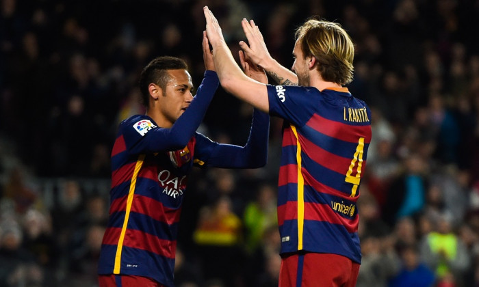 neymar rakitic barcelona